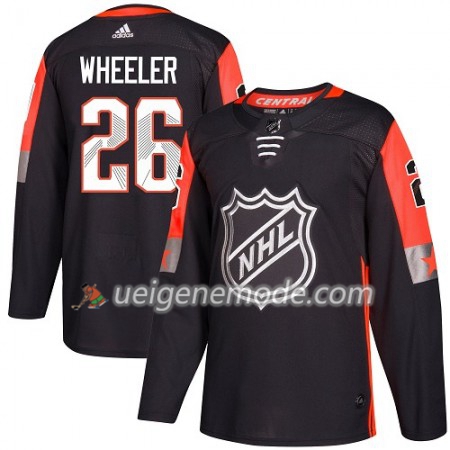 Winnipeg Jets Trikot Blake Wheeler 26 2018 NHL All-Star Central Division Adidas Schwarz Authentic